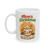 🎄 Holiday Magic Starts With Mom’s Fuel! ☕ | Moms Christmas Fuel Ceramic Coffee Cup (11oz/15oz)