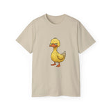 Grumpy Duck T-Shirt | Funny Tired Duck Shirt | Cute Sarcastic Animal Tee Gift for Duck Lovers, Coffee Fans & Lazy Mood Humor Outfit