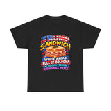 Trump Sandwich Shirt | Anti Trump Shirt | Trump Sandwich Tshirt | 2024 Election | Trump Full Of Bologna | Political Parody US Elections Tee