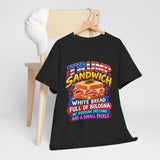 Trump Sandwich Shirt | Anti Trump Shirt | Trump Sandwich Tshirt | 2024 Election | Trump Full Of Bologna | Political Parody US Elections Tee