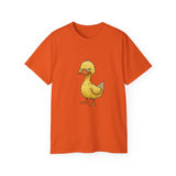 Grumpy Duck T-Shirt | Funny Tired Duck Shirt | Cute Sarcastic Animal Tee Gift for Duck Lovers, Coffee Fans & Lazy Mood Humor Outfit