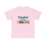 Teacher of Tiny Humans Shirt - Preschool Teacher Tee, Kindergarten Teacher Gift, Cute Rainbow Teacher T-Shirt for Women
