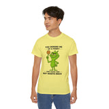 Funny Sarcastic Grinch-Inspired T-Shirt | Two-Faced Penny Joke Tee | Green Monster Graphic | Unisex Gift for Men & Women