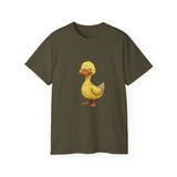 Grumpy Duck T-Shirt | Funny Tired Duck Shirt | Cute Sarcastic Animal Tee Gift for Duck Lovers, Coffee Fans & Lazy Mood Humor Outfit