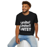 Unite T-Shirt, Unity Shirt, Inspirational Statement Tee, Peace & Community Apparel, Social Message Gift for Men and Women
