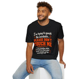 Please Don't Touch Me Shirt, Funny Introvert T Shirt, Sensitive Skin Shirt, Social Distancing Gift, Anti Germ Humor Tee
