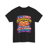 Trump Sandwich Shirt | Anti Trump Shirt | Trump Sandwich Tshirt | 2024 Election | Trump Full Of Bologna | Political Parody US Elections Tee