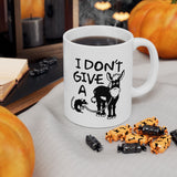 I Don't Give A Rats Ass | Humor, Adult, Funny, Coffee Lover, Tea Cup | White Ceramic Novelty 11/15oz Mug