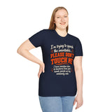 Please Don't Touch Me Shirt, Funny Introvert T Shirt, Sensitive Skin Shirt, Social Distancing Gift, Anti Germ Humor Tee