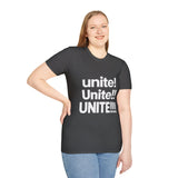 Unite T-Shirt, Unity Shirt, Inspirational Statement Tee, Peace & Community Apparel, Social Message Gift for Men and Women