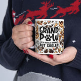 Grand Paw... Like A Regular GrandPa But Cooler! |  Gift For Dog Lover Grandpa's Coffee/Tea Cup | White Ceramic Novelty 11/15oz Mug