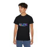 Believe In Yourself | Motivational T-Shirt, Gift For BFF, Boyfriends, Girlfriends, Inspirational Tee, Novelty Clothing Shirt