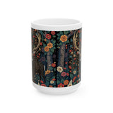 Great Gift For Hunters!!! 15 ounce "Deer" Ceramic White Novelty Coffee Mug | Tea Cup Perfect For Hunting Season