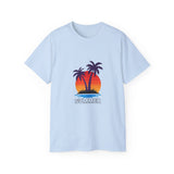 Tropical Summer | Motivational T-Shirt, Summertime, Beach Time, Gift For Him 0r Her, Inspirational Unisex Tee, Novelty Clothing Shirt