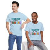 Teacher of Tiny Humans Shirt - Preschool Teacher Tee, Kindergarten Teacher Gift, Cute Rainbow Teacher T-Shirt for Women