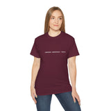 FDT Upside Down USA Flag Back, Freedom Democracy Truth Front - Patriotic Political Statement Tee American Flag