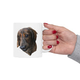 Personalized Dachshund Facts | Doxy, Doggy, Puppy, Dog Lovers, Puppy Lovers, Dachshund Lovers | White Ceramic Novelty 11/15oz Mug