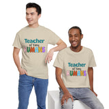 Teacher of Tiny Humans Shirt - Preschool Teacher Tee, Kindergarten Teacher Gift, Cute Rainbow Teacher T-Shirt for Women