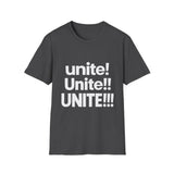 Unite T-Shirt, Unity Shirt, Inspirational Statement Tee, Peace & Community Apparel, Social Message Gift for Men and Women
