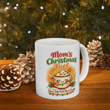 🎄 Holiday Magic Starts With Mom’s Fuel! ☕ | Moms Christmas Fuel Ceramic Coffee Cup (11oz/15oz)