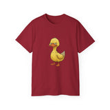 Grumpy Duck T-Shirt | Funny Tired Duck Shirt | Cute Sarcastic Animal Tee Gift for Duck Lovers, Coffee Fans & Lazy Mood Humor Outfit
