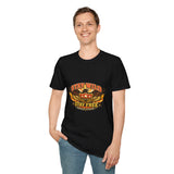 Stay Wild Stay Free Eagle Vintage Varsity T‑Shirt | Rebellion Division Retro Grunge Freedom Graphic Tee for Men & Women