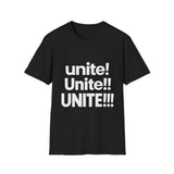 Unite T-Shirt, Unity Shirt, Inspirational Statement Tee, Peace & Community Apparel, Social Message Gift for Men and Women