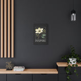 Inspire Botanical Canvas Wall Art 16x24 Elegant Flower Print Inspirational Home Decor Living Room Bedroom Accent