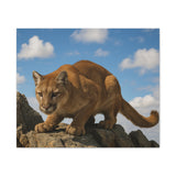 Mountain Lion Canvas Art - Nature Wall Decor, Wild Animal Print, Home Decor, Gift for Nature Lovers, Wildlife Photography