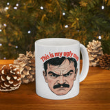 This Is My Ugly Mug | Coffee Lovers, Funny Pic, Ugly Man | White Ceramic Novelty 11/15oz Mug