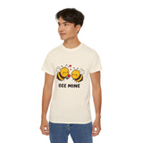 Bee Mine Valentine's Day Be Mine |  Ultra 100% US Cotton Tee | BFF T-shirt, Lovers Mens/Womens Tshirt Gift For Valentines