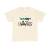 Teacher of Tiny Humans Shirt - Preschool Teacher Tee, Kindergarten Teacher Gift, Cute Rainbow Teacher T-Shirt for Women