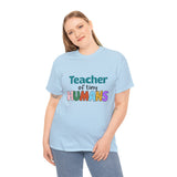Teacher of Tiny Humans Shirt - Preschool Teacher Tee, Kindergarten Teacher Gift, Cute Rainbow Teacher T-Shirt for Women