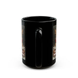 We Woof You A Merry Christmas | Xmas, Puppies, Dogs, Stocking Stuffers | Black Ceramic Mug 11oz and 15oz