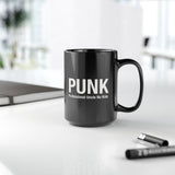 PUNK Professional Uncle No Kids  | Funny Gift for Uncles, Unique Uncle Coffee Mug | Black Ceramic Novelty Mug 11/15oz