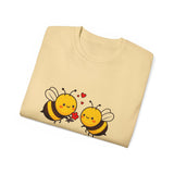 Bee Mine Valentine's Day Be Mine |  Ultra 100% US Cotton Tee | BFF T-shirt, Lovers Mens/Womens Tshirt Gift For Valentines