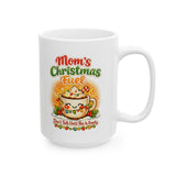 🎄 Holiday Magic Starts With Mom’s Fuel! ☕ | Moms Christmas Fuel Ceramic Coffee Cup (11oz/15oz)