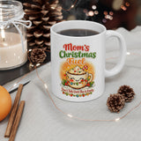 🎄 Holiday Magic Starts With Mom’s Fuel! ☕ | Moms Christmas Fuel Ceramic Coffee Cup (11oz/15oz)
