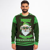 “Merry Weedmas” Funny Santa Christmas Sweatshi