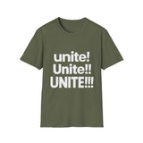 Unite T-Shirt, Unity Shirt, Inspirational Statement Tee, Peace & Community Apparel, Social Message Gift for Men and Women