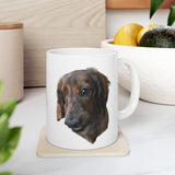 Personalized Dachshund Facts | Doxy, Doggy, Puppy, Dog Lovers, Puppy Lovers, Dachshund Lovers | White Ceramic Novelty 11/15oz Mug