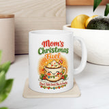 🎄 Holiday Magic Starts With Mom’s Fuel! ☕ | Moms Christmas Fuel Ceramic Coffee Cup (11oz/15oz)