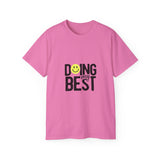 Doing My Best T-Shirt | Motivational Graphic Tee | Positive Vibes Shirt | Smiley Face Tee | Inspirational Casual Shirt