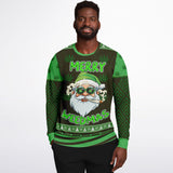“Merry Weedmas” Funny Santa Christmas Sweatshi