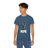 HOPE Neon Dripping Hand T-Shirt – Bold Futuristic Design, Eye-Catching Streetwear, Inspire & Stand Out in Style!