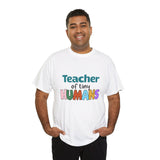 Teacher of Tiny Humans Shirt - Preschool Teacher Tee, Kindergarten Teacher Gift, Cute Rainbow Teacher T-Shirt for Women