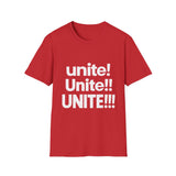 Unite T-Shirt, Unity Shirt, Inspirational Statement Tee, Peace & Community Apparel, Social Message Gift for Men and Women