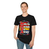 MAGA Make the Asshole Go Away T Shirt, Funny Political Humor Tee, Patriotic Anti MAGA Sarcastic Gift, Political Statement Shirt for Adults