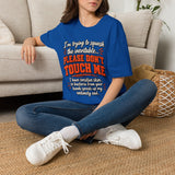 Please Don't Touch Me Shirt, Funny Introvert T Shirt, Sensitive Skin Shirt, Social Distancing Gift, Anti Germ Humor Tee