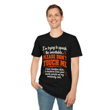 Please Don't Touch Me Shirt, Funny Introvert T Shirt, Sensitive Skin Shirt, Social Distancing Gift, Anti Germ Humor Tee